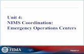 Unit 4: NIMS Coordination: Emergency Operations Centers - ics-402 - incident... · Command and Coordination. Incident Command System. Joint Information Systems. Multiagency Coordination