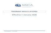 Training Regulations 1 Jan 2020 - clean - SAICA Regulations 1 … · 7udlqlqj 5hjxodwlrqv ² -dqxdu\ &+$37(5 *(1(5$/ 3529,6,216