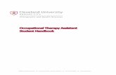 Occupational Therapy Assistant Student HandbookOccupational Therapy Assistant Handbook October 15, 2019 Version Page 4 of 21 Prelude Cleveland University-Kansas City’s Occupational