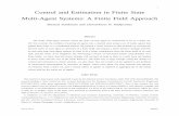 1 Control and Estimation in Finite State Multi-Agent ... · 1 Control and Estimation in Finite State Multi-Agent Systems: A Finite Field Approach Shreyas Sundaram and Christoforos