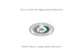 Lee Central Appraisal DistrictThe Lee Central Appraisal District has prepared and published this report to provide citizens and taxpayers with a better understanding of the district's