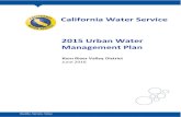California Water Service 2015 Urban Water Management Plan · 2017-05-26 · 2015 Urban Water Management Plan Kern River Valley District June 2016. California Water Service Quality.