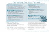 ENGAGING STUDENTS THROUGH GLOBAL ISSUES LESSON …resources4rethinking.ca/media/Farming for the Future.pdf · FARMING FOR THE FUTURE ENGAGING STUDENTS THROUGH GLOBAL ISSUES LESSON