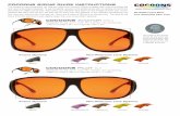 CoCoons AviAtOr (XL) - Heavyglare Eyewear · CoCoons sizing guide instruCtions This simple to use sizing guide will help you select the Cocoons OveRx sunglass that most accurately
