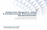 Interim Report and Condensed Financial Statements ... Interim Report and Condensed Financial Statements