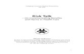 Risk Talk - DiVA portal22357/FULLTEXT01.pdf · risk talk. Maturitas 2005;50:8–18. II Mikael Hoffmann, Mats Hammar, Karin I Kjellgren, Lotta Lindh-Åstrand, Johan Ahlner. Risk communication