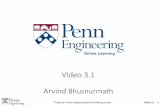 Video&3.1 Arvind Bhusnurmath · 2017-05-14 · Video&3.1 ArvindBhusnurmath. Property of Penn Engineering, Arvind Bhusnurmath SD1x-3 2 •Used when the size of the data collection