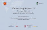 Intervention on Vegetable Seed Minipacks€¦ · Intervention on Vegetable Seed Minipacks - ZAfter survey of users and non-users - Going back to the ~500 samples from the before surveys