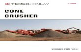 R CONE CRUSHER - TransDiesel Ltd Finlay... · The Terex Finlay C-1540RS tracked mobile cone crusher provides the versatility of a crushing and screening plant on one machine in aggregate