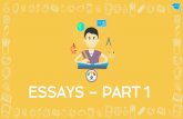 ESSAYS PART 1 - The Study Gurus · WHY YOU NEED TO MAKE ESSAY PLANS They only take 5 to 10 minutes to make, and will save you SO much more time while you’re writing your essay They