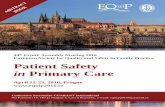 Patient Safety Primary Care - WONCA Europe of patient safety in primary care?: results of a national