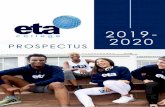 eta...1 eta Prospectus Vision and Mission eta College is the first choice private provider for sport and exercise qualifications. We provide accredited learning programmes in sport