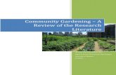 Community Gardens in the Literature - MU Extensionextension.missouri.edu/foodsystems/documents/Community Garden Lit Review.pdf• The literature on community gardens comes from a variety
