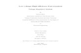Low-voltage High-efficiency Fast-transient€¦ · Low-voltage High-efficiency Fast-transient Voltage Regulator Module By Xunwei Zhou Dissertation submitted to the Faculty of the
