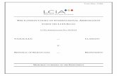 THE LONDON COURT OF INTERNATIONAL ARBITRATION · team alias - gaja the london court of international arbitration under the lcia rules lcia arbitration no. 00/2014 vasiuki llc …