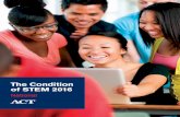 The Condition of STEM 2016—National - ACTThe Condition of STEM 2016 ACT has been a leader in measuring college and career readiness trends for over 55 years. Each August, ACT releases