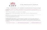 City Research Online · 2018-06-03 · 1.5 Contemporary Relevance and Implications for Future Research and Practice Development ...19 Chapter 2: Research Questions, Tools, Techniques,