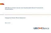 UBI Banca Green Social and Sustainable Bond Framework Presentation … Banca... · 2019-11-21 · Presentation Inaugural Green Bond Issuance March 2019. 2 Summary 1. UBI Banca at