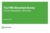 The FIRE Movement · conducted with pioneers in the FIRE movement. 3 *“Financial independence” is defined as a state in which an individual or household has sufficient wealth