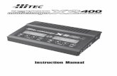 TABLE OF CONTENTS - HITEC RCD USA...INTRODUCTION 01 Congratulations on your purchase of the Hitec X2-400 Multi-Charger. You are now the owner of a compact multi chemistry battery charger