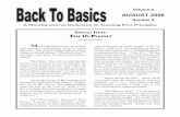 Back To Basics - Truth Magazine to Basics/Volume 6/Vol6_Num8.pdf2 (114) Back To Basics - August 2008 Subscription Information: Back To Basics, published by Edwards Publishers, is a