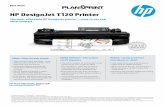 HP DesignJet T120 Printer HP DesignJet T120 24-in Printer, printhead, introductory ink cartridges, quick