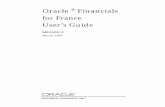 Oracle Financials for France User's Guide · Oracle Financials for France 5 Preface Welcome to Release 11 of the Oracle® Financials for France User’s Guide. This user’s guide