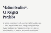 Vladimir Kudinov. UI Designer Portfoliovladimirkudinov.com/portfolio/product-designer-portfolio.pdf · iPad with iOS 11. Watch short films that show how the new features in iOS 11
