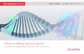 Genome editing resource guide - helicon.ru · Custom cell line engineering services Your desired edit in your model system • Your edit engineered in virtually any mammalian cell