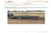 FIELD ADJUSTMENT GUIDE - Great Plains Ag...Chopper Reel Adjustment: Note: Chopper reels are designed to help size the soil and residue. The reels should be run as far forward as possible