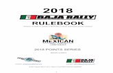 2018 - BAJA RALLY 2020 - BAJA RALLY 2020 · 2018 RULEBOOK Revised 11/19/2017; specific to BAJA RALLY 2018; supersedes all prior revisions