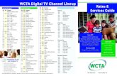 WCTA Digital TV Channel Lineup Rates · 10 510 KTTC - NBC 11 KTTC - Heroes & Icons 12 512 KTTC - CW Network 14 514 KXLT - FOX 15 KXLT - MeTV 16 KFPX - ION Television 120 620 IPTV