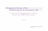 Supporting the Literacy Learner II - Alberta€¦ · Supporting the Literacy Learner II Promising Literacy Strategies in Alberta from Cycle 2 and Cycle 3 AISI Projects ... 30530—Meeting