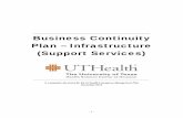 Business Continuity Plan – Infrastructure (Support Services) · Transportation Services- off campus transportation for UTHealth Badge holders to on campus work stations or classes.