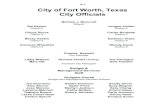 ORGANIZATIONAL INFORMATION City of Fort Worth, Texas City ...fortworthtexas.gov/uploadedFiles/Budget_and... · The Fort Worth metropolitan area continues to be ranked as one of the
