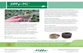 Manufactured from Coir pith, the Jiffy-7C follows the ...€¦ · Manufactured from Coir pith, the Jiffy-7C follows the proven Jiffy-7 pellet format & offers a peat free, open structured