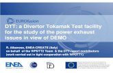 DTT: a Divertor Tokamak Test facility for the study …...von Mises stress OK for a 2.9 mm 316 LN jacket*: 346 Mpa Thotspot also OK (86K all materials, 229K cable only) DTT CS coil