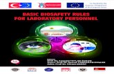BASIC BIOSAFETY RULES FOR LABORATORY PERSONNELbiosafetyinlab.com/public_html/wp-content/uploads/... · BASIC BIOSAFETY RULES FOR LABORATORY PERSONNEL Editors ... 0549 860 29 46 0312