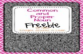 Common and Proper Noun Freebie - Polk School DistrictCommon and Proper Noun Worksheet Directions: Underline the noun that should be proper. Re-write the proper noun on the line. 1.