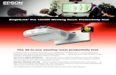 BrightLink Pro 1410Wi Meeting Room Productivity …BrightLink® Pro 1410Wi Meeting Room Productivity Tool The best-selling projectors in the world Built with image quality and reliability