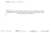 CFIA - ACIA National Voluntary Farm-Level Biosecurity ... · National Voluntary Farm-Level Biosecurity Standard for the Greenhouse, Nursery and Floriculture Sectors 2 | Page Preface