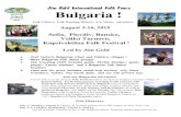 Bulgaria - jimgold.comfollowed by a traditional Bulgarian “Banitsa” and yogurt snack. In late afternoon come along for a picnic dinner at Chalin's Farm, including horse cart ride,
