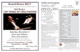 100 YEARS OF HOLLYWOOD SERVICES THIS WEEK...NETZAVIM - VAYELECH SERVICES THIS WEEK Sunday Shacharit 9:00 am Mincha/Maariv 6:30 pm Shacharit 7:00 am Mincha/Maariv 6:30 pm Wednesday