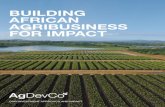 BUILDING AFRICAN AGRIBUSINESS FOR IMPACT Studies - 2018... · ENRICHING LIVES People’s lives and livelihoods associated with our investments will improve, through: > Better living