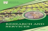 RESEARCH AND SERVICES - LAMMC€¦ · RESEARCH AND SERVICES 2018 INStItutE of AgRICultuRE lithuanian Research Centre for Agriculture and forestry. Research topics • Crop nutrition
