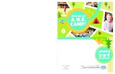 KIDS’ CAMP (Ages 10–17): July 7–July 27 **Choose to attend ...KIDS’ CAMP (Ages 10–17): July 7–July 27 **Choose to attend just week one, weeks one and two, or all three