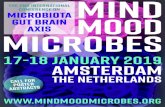 The 2nd International MICROBIOTA Mind GUT BRAIN AXIS Mood … MMM2019.p… · 2019-09-18 · MIND, MOOD & MICROBES. Increasing evidence from mostly preclinical studies indicates that