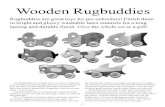 Wooden Rugbuddies - Scrollsaw Workshop · Wooden Rugbuddies Rugbuddies are great toys for pre-schoolers! Finish them in bright and glossy washable latex enamels for a long lasting