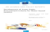 Development of Green Public Procurement Criteria for Water ...publications.jrc.ec.europa.eu/repository/bitstream/111111111/33350/… · Development of Green Public Procurement Criteria
