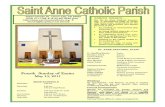 32223 Cabello St., Union City, CA 94587 PARISH MISSION . . . …dl.saintannecatholic.org/bulletin/2011/b20110515.pdf · 2011-08-19 · Linda Canlas Pastoral Council Facilitator In